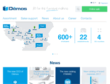 Tablet Screenshot of demos-trade.eu